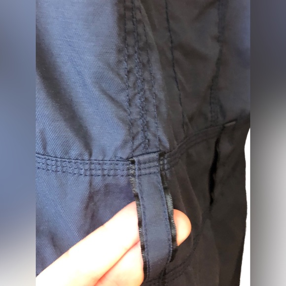 TWIK Long Windbreaker Jacket in Blue with Gold n Blue Lining - Picture 12 of 14